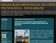 Tablet Screenshot of cienciaetecnologiainhambane.blogspot.com