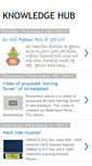Mobile Screenshot of kknowledge-hub.blogspot.com