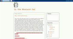 Desktop Screenshot of inthemustardjar.blogspot.com