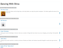 Tablet Screenshot of dancingwithshiva.blogspot.com