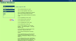 Desktop Screenshot of indianmonkey.blogspot.com