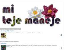 Tablet Screenshot of mi-teje-maneje.blogspot.com