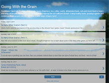 Tablet Screenshot of goingwiththegrain-maker.blogspot.com