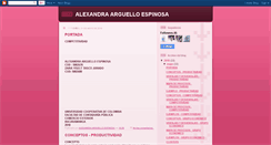 Desktop Screenshot of alexandraarguelloespinosa.blogspot.com
