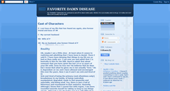 Desktop Screenshot of favoritedamndisease.blogspot.com