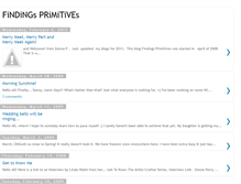 Tablet Screenshot of findingsprimitives.blogspot.com