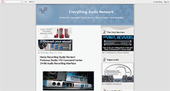 Desktop Screenshot of everythingaudionetwork.blogspot.com