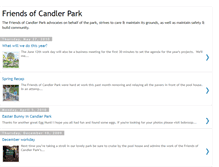 Tablet Screenshot of friendsofcandlerpark.blogspot.com