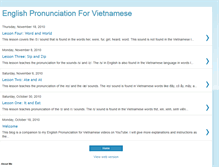 Tablet Screenshot of englishpronunciationforvietnamese.blogspot.com