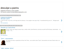 Tablet Screenshot of desculpeapoeira.blogspot.com
