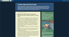 Desktop Screenshot of custompoolspa.blogspot.com