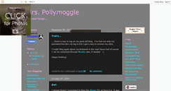 Desktop Screenshot of mrspollymoggle.blogspot.com