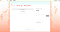 Desktop Screenshot of 1esocolegiosanjose.blogspot.com