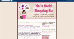 Desktop Screenshot of melsworldshoppingbiz.blogspot.com