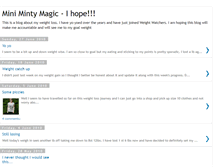 Tablet Screenshot of mini-minty-magic.blogspot.com