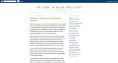 Desktop Screenshot of fallbrookhomebuilding.blogspot.com