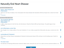 Tablet Screenshot of naturallyendheartdisease.blogspot.com