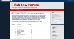 Desktop Screenshot of irishlawforum.blogspot.com