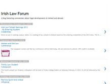 Tablet Screenshot of irishlawforum.blogspot.com