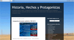 Desktop Screenshot of historiahechosyprotagonistas.blogspot.com