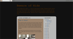 Desktop Screenshot of bewareofkids.blogspot.com
