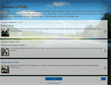 Tablet Screenshot of bewareofkids.blogspot.com