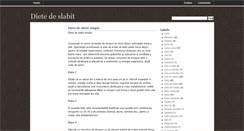 Desktop Screenshot of dietepentruslabit.blogspot.com