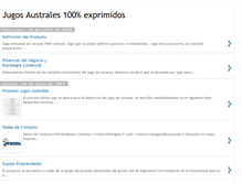 Tablet Screenshot of jugos-australes.blogspot.com