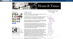 Desktop Screenshot of hoursandtimes.blogspot.com