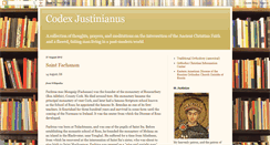 Desktop Screenshot of codexjustinianus.blogspot.com