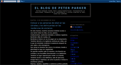 Desktop Screenshot of elblogdepeterparker.blogspot.com