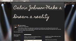 Desktop Screenshot of calvinjohnsonjr.blogspot.com