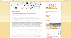 Desktop Screenshot of multitudeproject.blogspot.com