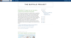 Desktop Screenshot of buffaloproject.blogspot.com