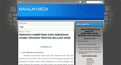 Desktop Screenshot of makalahmeza.blogspot.com