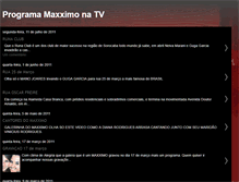 Tablet Screenshot of maxximonatv.blogspot.com