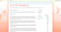 Desktop Screenshot of eyeonmodesto.blogspot.com