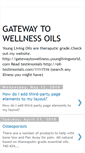 Mobile Screenshot of gatewaytowellnessoils.blogspot.com