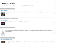 Tablet Screenshot of cazador-arcano.blogspot.com