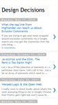 Mobile Screenshot of designdecisions.blogspot.com