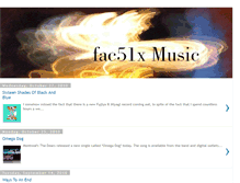 Tablet Screenshot of fac51xmusic.blogspot.com