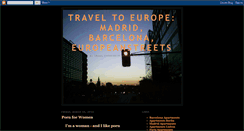 Desktop Screenshot of europeanstreets.blogspot.com