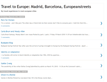 Tablet Screenshot of europeanstreets.blogspot.com