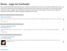 Tablet Screenshot of pensologomeconfundo.blogspot.com