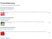 Tablet Screenshot of fictionmerensky.blogspot.com