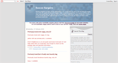 Desktop Screenshot of boocoobargains.blogspot.com