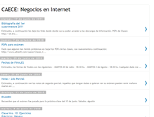 Tablet Screenshot of clases-caece.blogspot.com