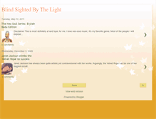 Tablet Screenshot of blindsightedbythelight.blogspot.com