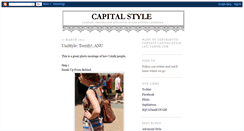 Desktop Screenshot of capitalstylenow.blogspot.com