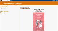 Desktop Screenshot of los-fantasmas-felices.blogspot.com